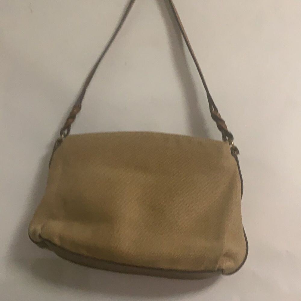 FOSSIL 5 COMPARTMENT BAG LEATHER HANDLE - Picture 3 of 10